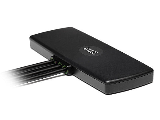 2J4A50PCFc 4G/LTE, GNSS, Wi-Fi, ISM Antenna adhesive mount 4-in-1 customizable cable/connector IP67/IP69K