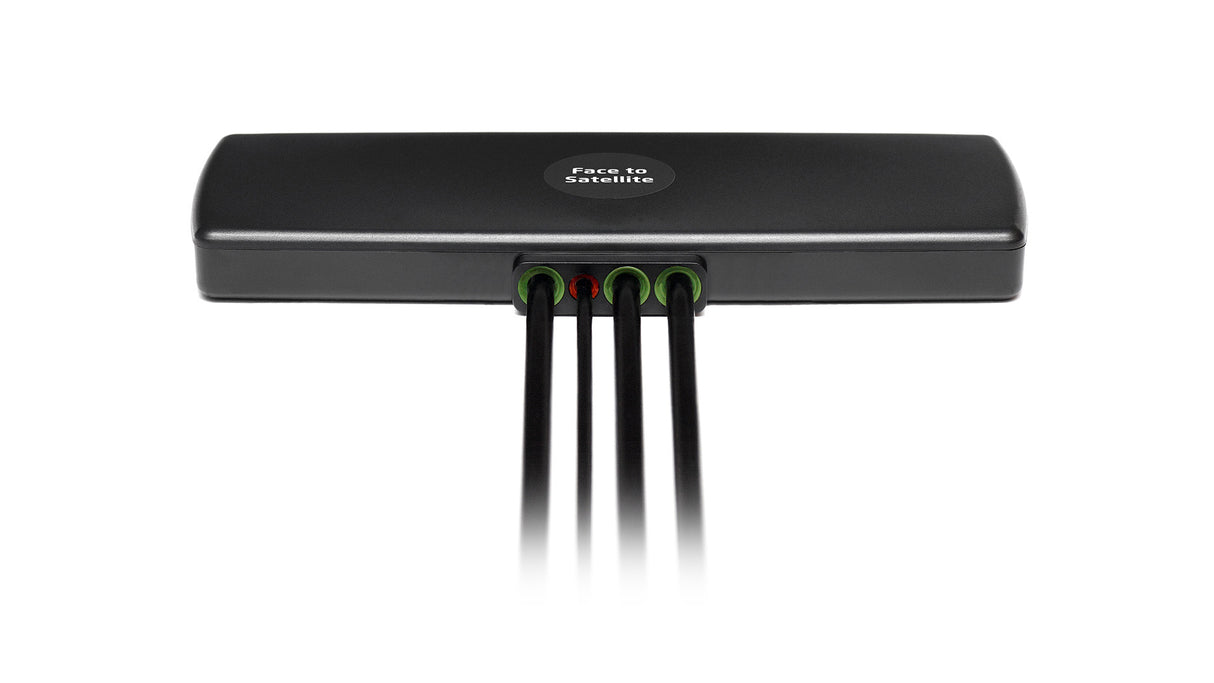 2J4A50PCFc 4G/LTE, GNSS, Wi-Fi, ISM Antenna adhesive mount 4-in-1 customizable cable/connector IP67/IP69K