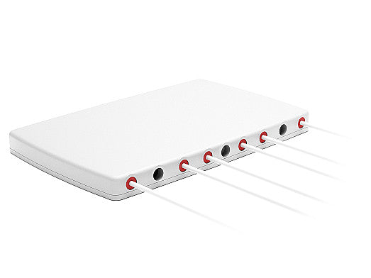 2J4H85Pf 5G, Wi-Fi 6E/7, ISM adhesive mount Antenna 6-in-1 SMA-M/RPSMA-M 300cm IP69