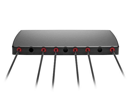 2J4H85Pf 5G, Wi-Fi 6E/7, ISM adhesive mount Antenna 6-in-1 SMA-M/RPSMA-M 300cm IP69