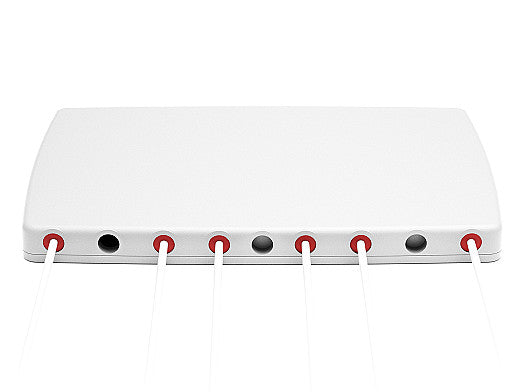 2J4H85Pf 5G, Wi-Fi 6E/7, ISM adhesive mount Antenna 6-in-1 SMA-M/RPSMA-M 300cm IP69