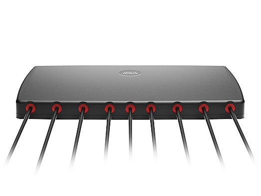 2J4H86PGFf 5G, GNSS, Wi-Fi 6E/7, ISM adhesive mount Antenna 9-in-1 SMA-M/RPSMA-M 300cm IP69