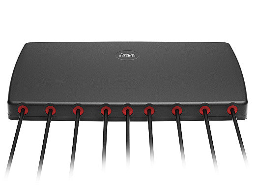 2J4H86PGFf 5G, GNSS, Wi-Fi 6E/7, ISM adhesive mount Antenna 9-in-1 SMA-M/RPSMA-M 300cm IP69