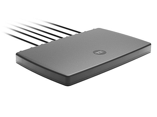 2J4H86PGFm 5G, GNSS, Wi-Fi 6E/7, ISM adhesive mount Antenna 6-in-1 SMA-M/RPSMA-M 300cm