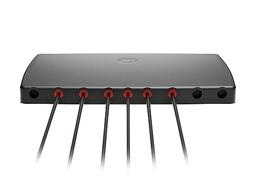 2J4H86PGFm 5G, GNSS, Wi-Fi 6E/7, ISM adhesive mount Antenna 6-in-1 SMA-M/RPSMA-M 300cm