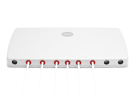 2J4H86PGFm 5G, GNSS, Wi-Fi 6E/7, ISM adhesive mount Antenna 6-in-1 SMA-M/RPSMA-M 300cm