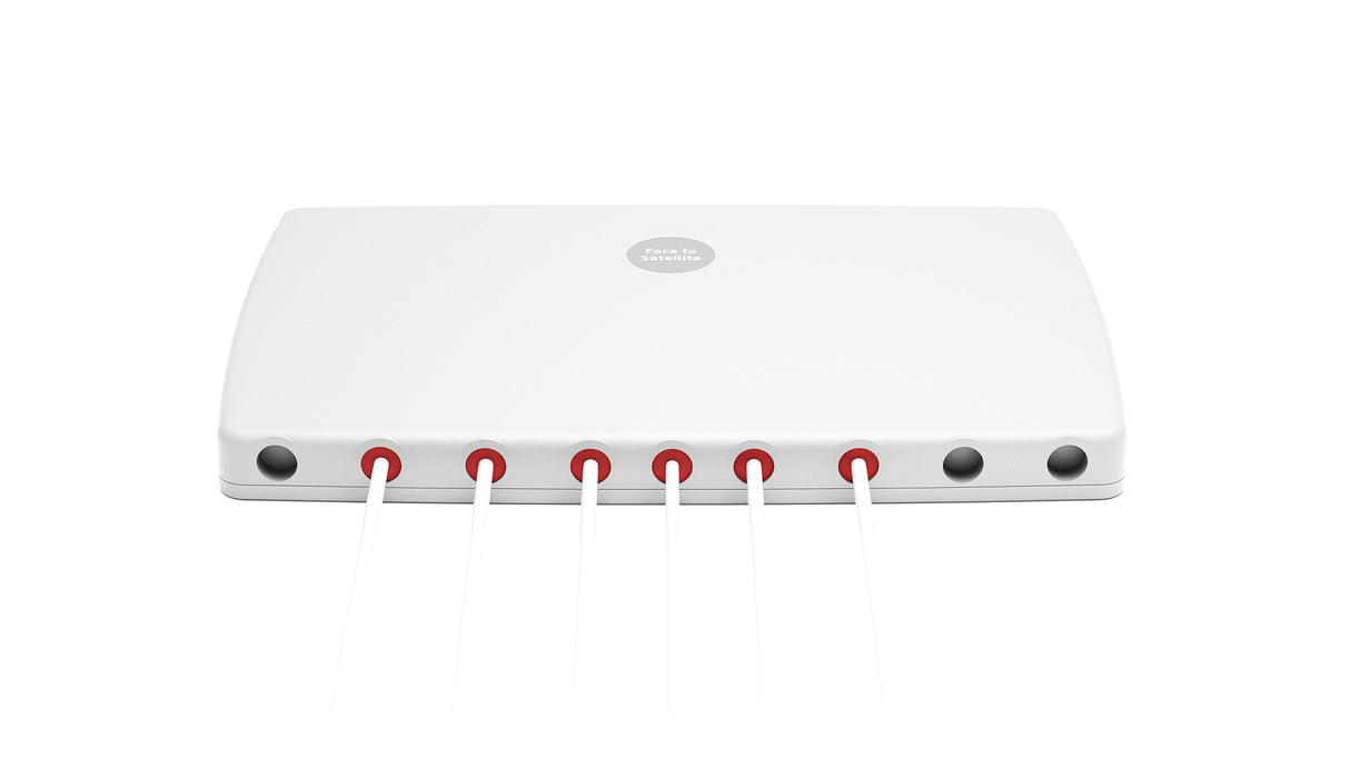 2J4H86PGFm 5G, GNSS, Wi-Fi 6E/7, ISM Klebehalterung Antenne 6-in-1 SMA-M/RPSMA-M 300cm