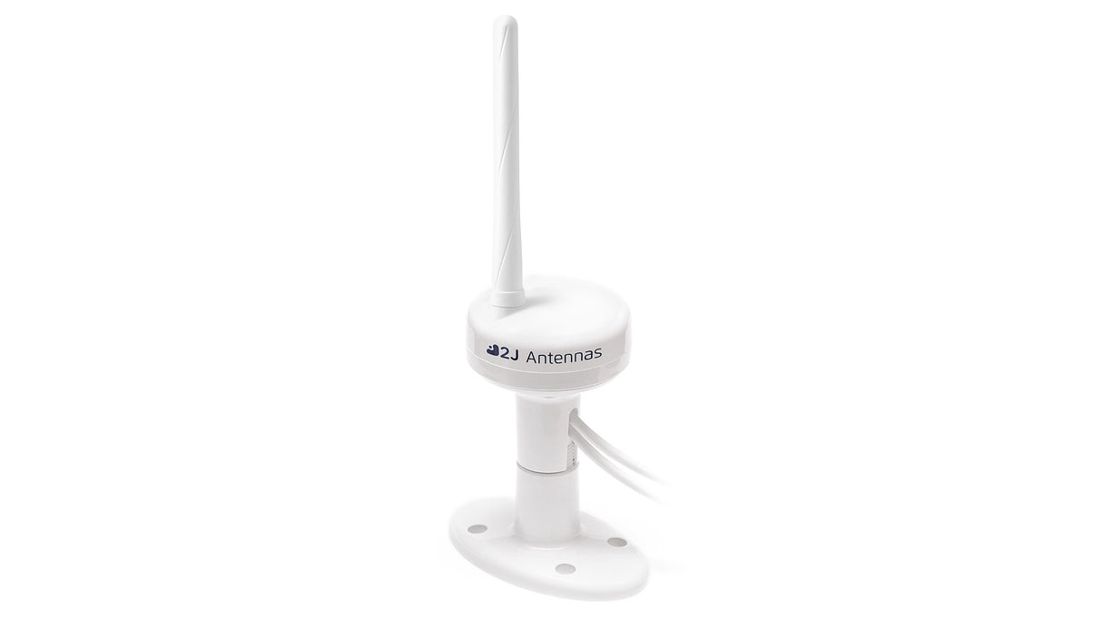 2J9637JBWGF-B12JWa-B10BW GNSS, AIS Marineantenne 2-in-1 Schraubbefestigung/Klebebefestigung/Mastenbefestigung IP67