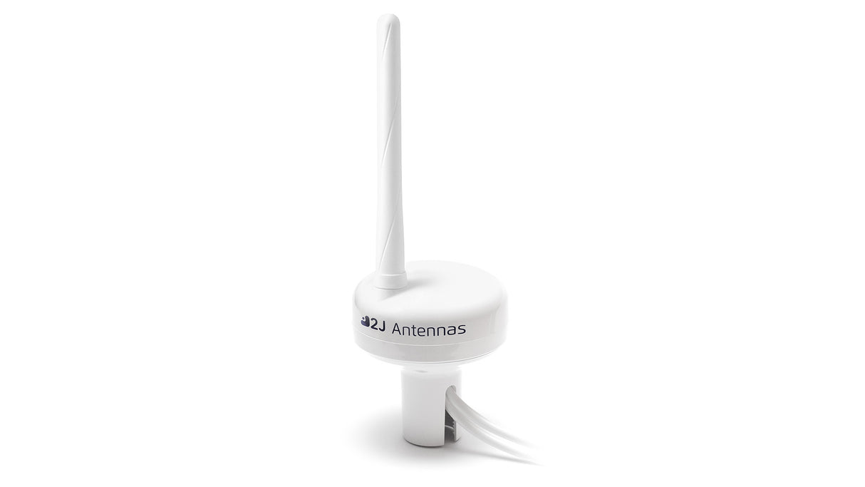 2J9637JBWGF-B12JWa-B10BW GNSS, AIS Marineantenne 2-in-1 Schraubbefestigung/Klebebefestigung/Mastenbefestigung IP67