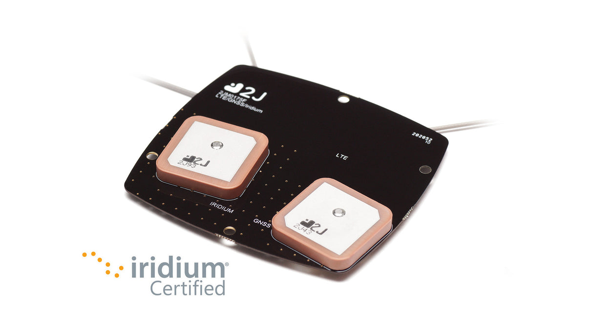 2JP0175BGF 4G/LTE, GNSS, Iridium eingebettete Schraubmontage Antenne 3-in-1 SMA-M 20cm