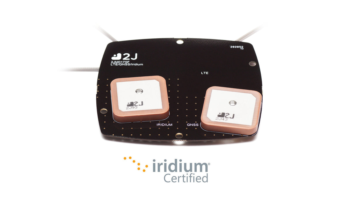 2JP0175BGF 4G/LTE, GNSS, Iridium eingebettete Schraubmontage Antenne 3-in-1 SMA-M 20cm