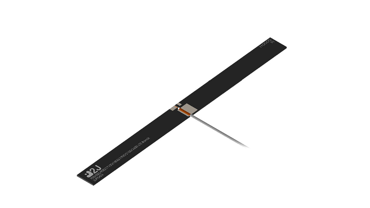 2JP0424P 4G/LTE Klebehalterung Antenne U.FL 15cm