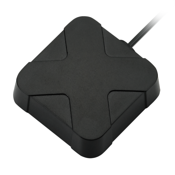 AA.178.B.301111 Antenne Außen GNSS Magnetbefestigung Magma X2 SMA-M ST 300cm IP67 für UAVs und Robotik, Transport, Autonomes Fahrzeug, Marine