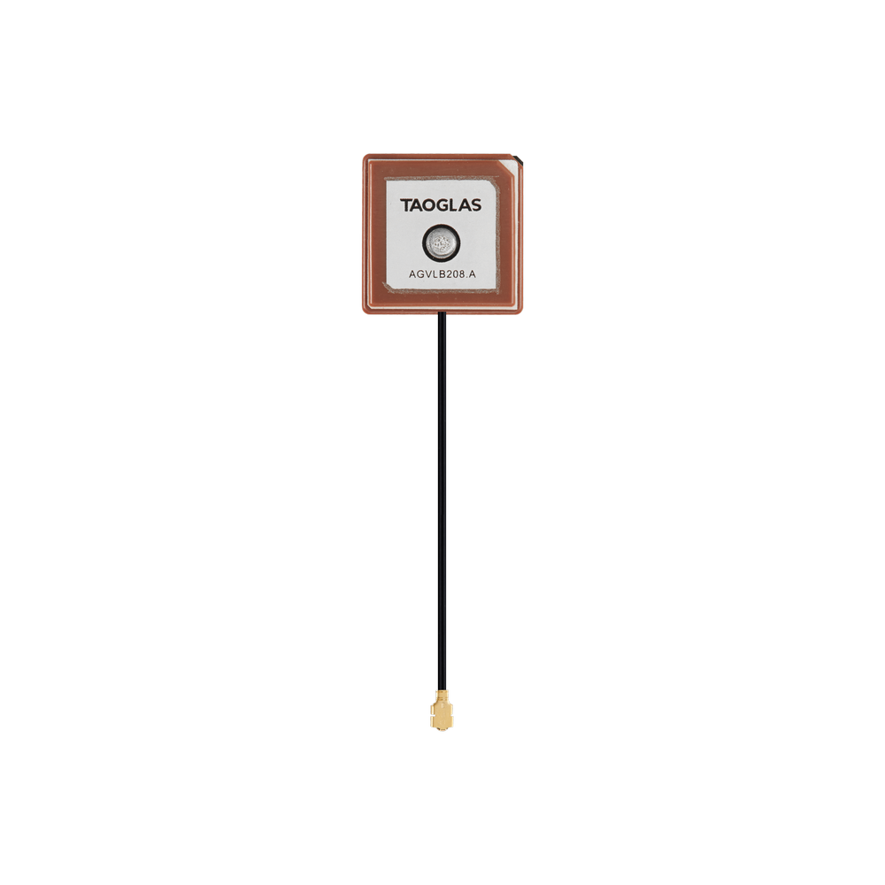 AGVLB208.A.07.0100AO Antenne Außen Low-Profile GNSS Patch I-PEX MHF I (U.FL) 10cm für hochpräzise Navigation & Positionierung, Automotive & Transport, Drohnen, UAVs und Robotik, Industrie, Infrastruktur & Timing
