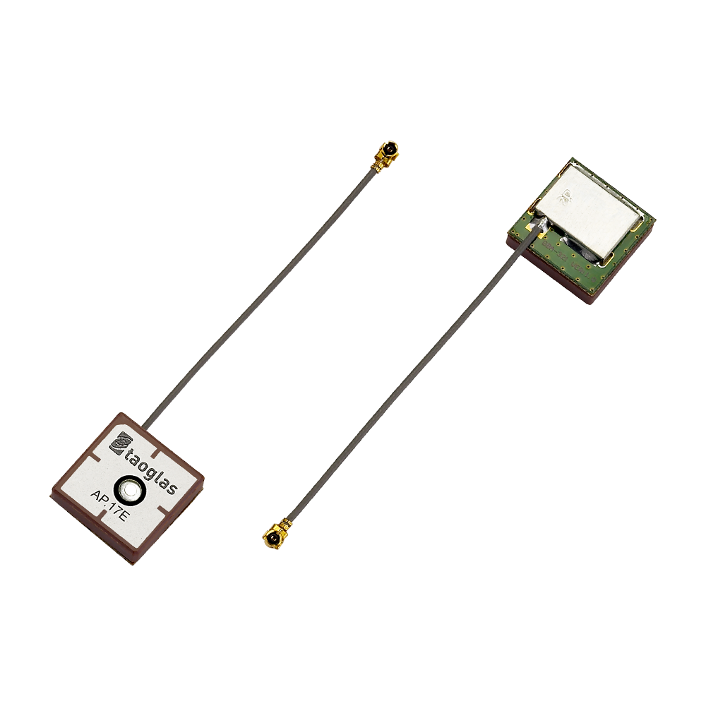 AP.17E.07.0064A Antenne GNSS aktive Patch Kabelmontage I-PEX MHF I 6.4cm für Navigationssysteme, Asset Tracking, Performance Tracker/Wearables