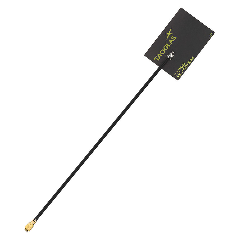 FXUWB10.07.0100C Antenna UWB flex AccuraUWB I-PEX MHFHT 10cm for Radar, Home Network Connectivity, Position location & Tracking, Automotive sensors