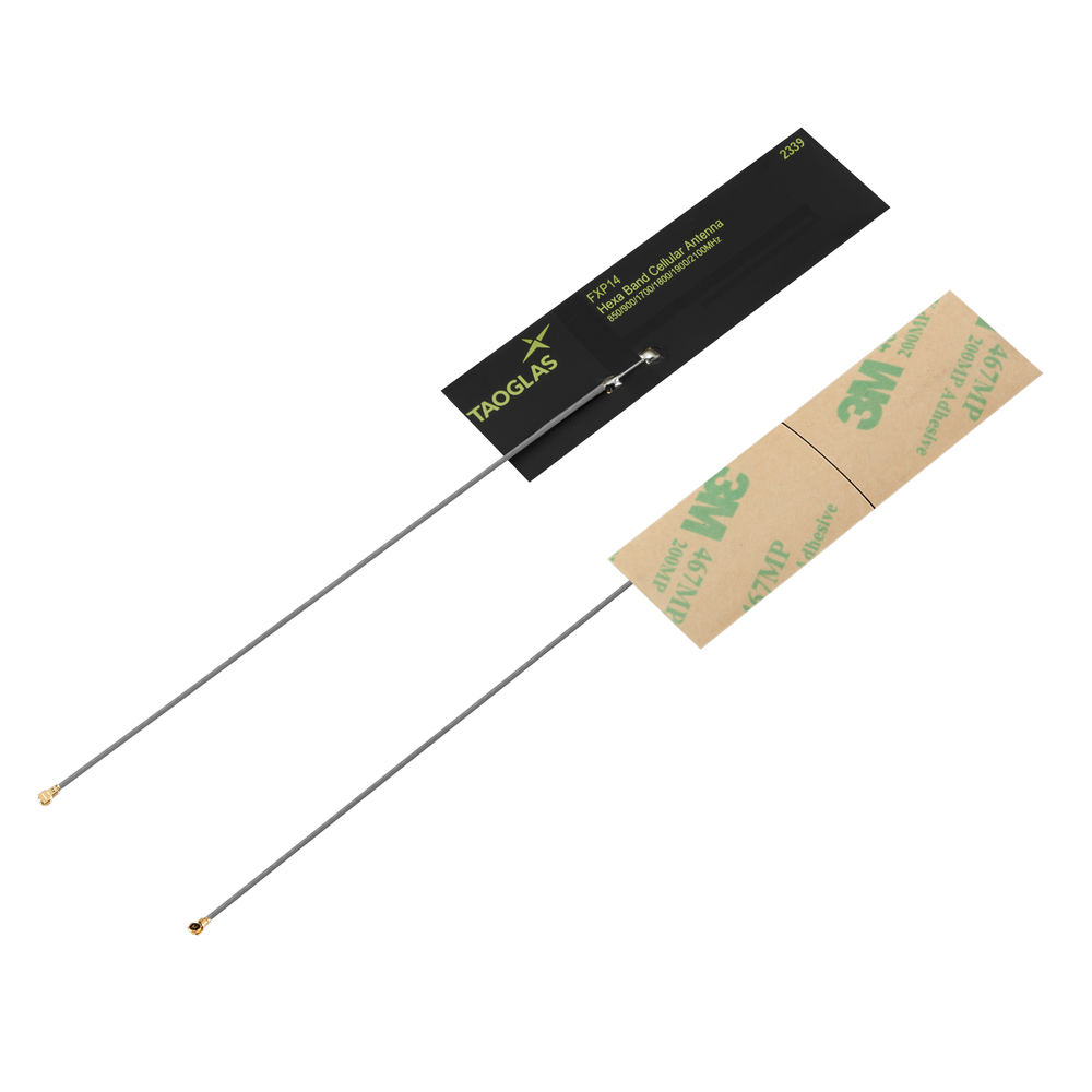FXP14.24.0100B Antenne Breitband 5G, 4G/LTE flex PCB Klebeantenne MHF4 10cm