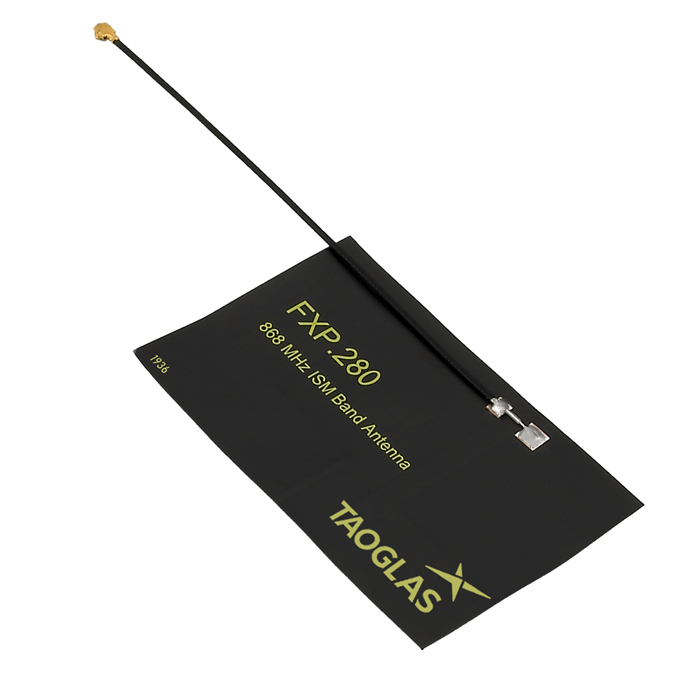 FXP280.07.0100A Antenna ISM, LoRa, SigFox flex PCB adhesive I-PEX MHF I (U.FL) 10cm