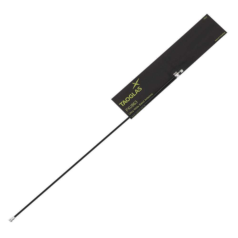 FXUB63.54.0150C Antenna Wideband 5G, GNSS, Wi-Fi, ISM flex adhesive MHF-4L 15cm