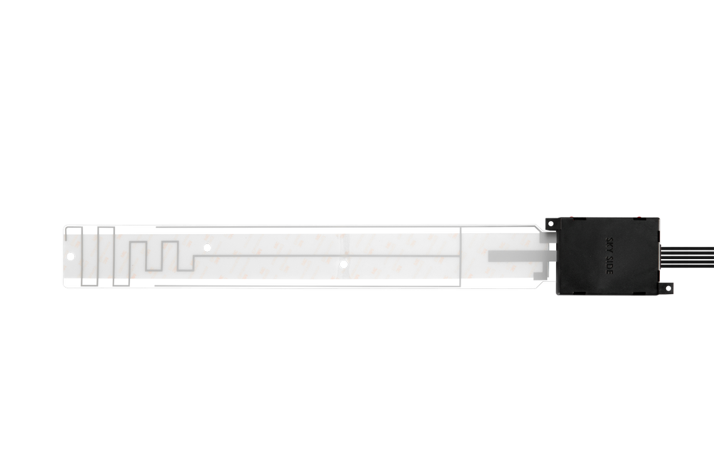 MA2336.A.001 Low-Profile Antenne 5G, GNSS, W-lan, AM/FM Dachhimmel Klebehalterung 6-in-1 für OEM-Automobilplattformen, Schwerlast-Lkw und Baumaschinen, Freizeitfahrzeuge (RVs), Spezial- und Industrieausrüstung