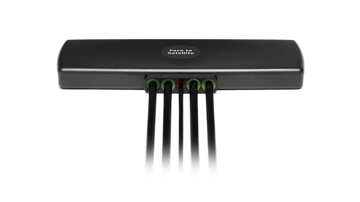 2J4A86PGFa 5G, GNSS, Wi-Fi, ISM adhesive mount Antenna 5-in-1 SMA-M 300cm