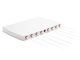 2J4H85Pe 5G, Wi-Fi 6E/7, ISM adhesive mount Antenna 8-in-1 SMA-M/RPSMA-M 300cm