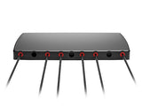 2J4H85Pf 5G, Wi-Fi 6E/7, ISM adhesive mount Antenna 6-in-1 SMA-M/RPSMA-M 300cm IP69
