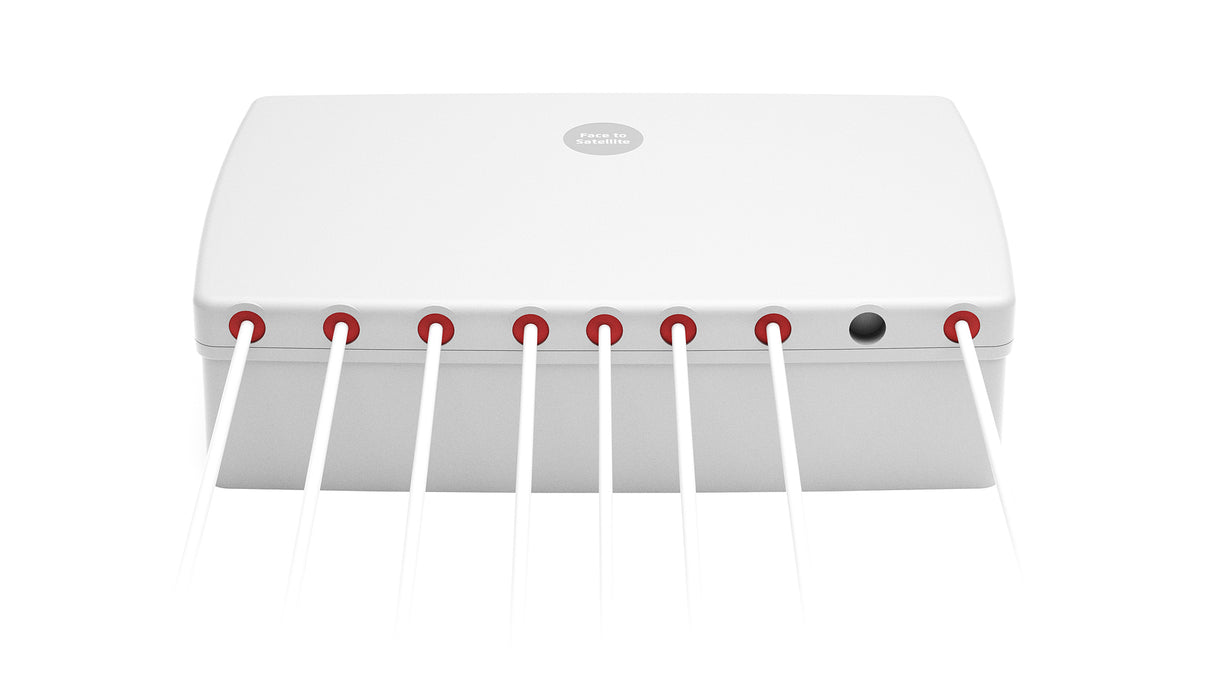 2J4H86MGFg 5G, GNSS, Wi-Fi 6E/7, ISM Magnetische Montageantenne 8-in-1 SMA-M/RPSMA-M 300cm