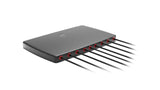 2J4H86PGFf 5G, GNSS, Wi-Fi 6E/7, ISM Klebehalterung Antenne 9-in-1 SMA-M/RPSMA-M 300cm IP69
