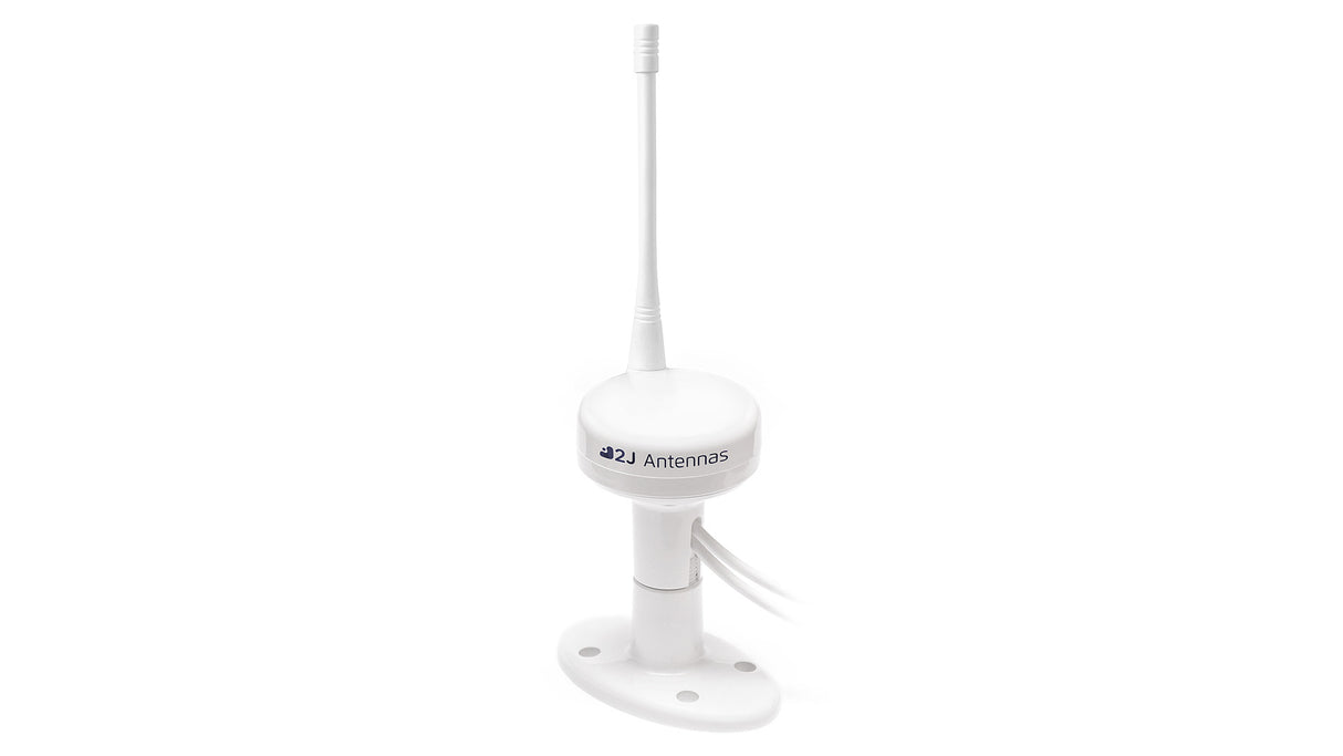 2J9607JBWGF-B12JWa-B10BW TETRA/UHF, GNSS Marineantenne 2-in-1 SMA-M 300cm IP67