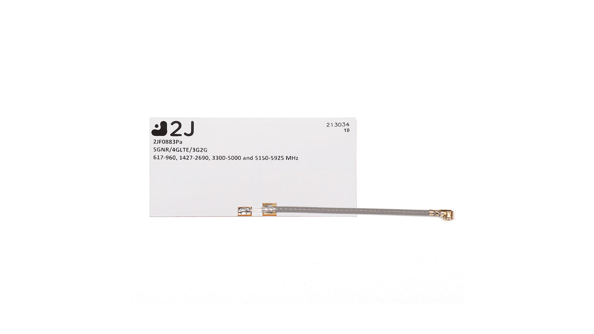 2JF0883Pa 5G Klebe Flexible Polymerantenne U.FL 42cm