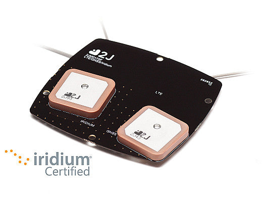 2JP0175BGF 4G/LTE, GNSS, Iridium embedded screw mount Antenna 3-in-1 SMA-M 20cm