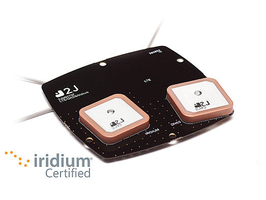 2JP0175BGF 4G/LTE, GNSS, Iridium embedded screw mount Antenna 3-in-1 SMA-M 20cm