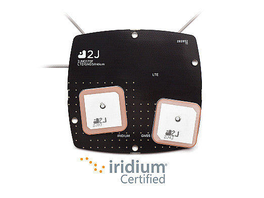 2JP0175BGF 4G/LTE, GNSS, Iridium embedded screw mount Antenna 3-in-1 SMA-M 20cm