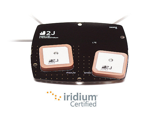 2JP0175BGF 4G/LTE, GNSS, Iridium embedded screw mount Antenna 3-in-1 SMA-M 20cm