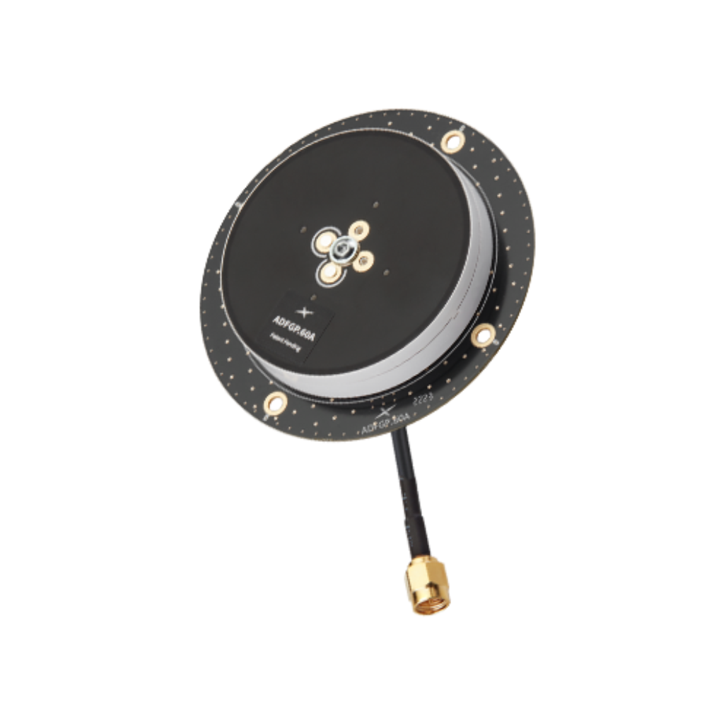 ADFGP.60A.01.0150D Antenne Hochpräzise GNSS Eingebettete Patch SMA-M 15cm RG-174 für Autonomes Fahren, Unbemannte Luftfahrzeuge, Präzisionspositionierung für Robotik, Präzisionslandwirtschaft