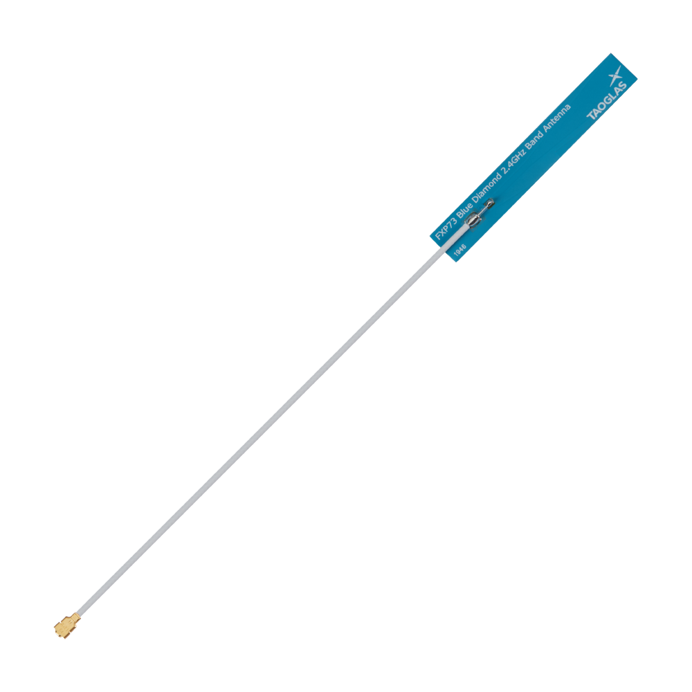 FXP73.07.0100A Wi-Fi, ISM flex PCB Antenna Blue Diamond U.FL 10cm