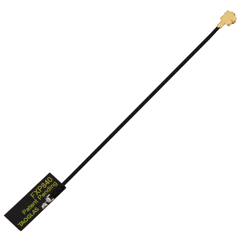 FXP840.07.0055B Antenne Ultra-Flach W-lan 6E, ISM flexibles PCB selbstklebend Freedom I-PEX MHF I 5,5cm Ø0,81 Koax für DSRC, V2V, LCD-Monitore, Tablets