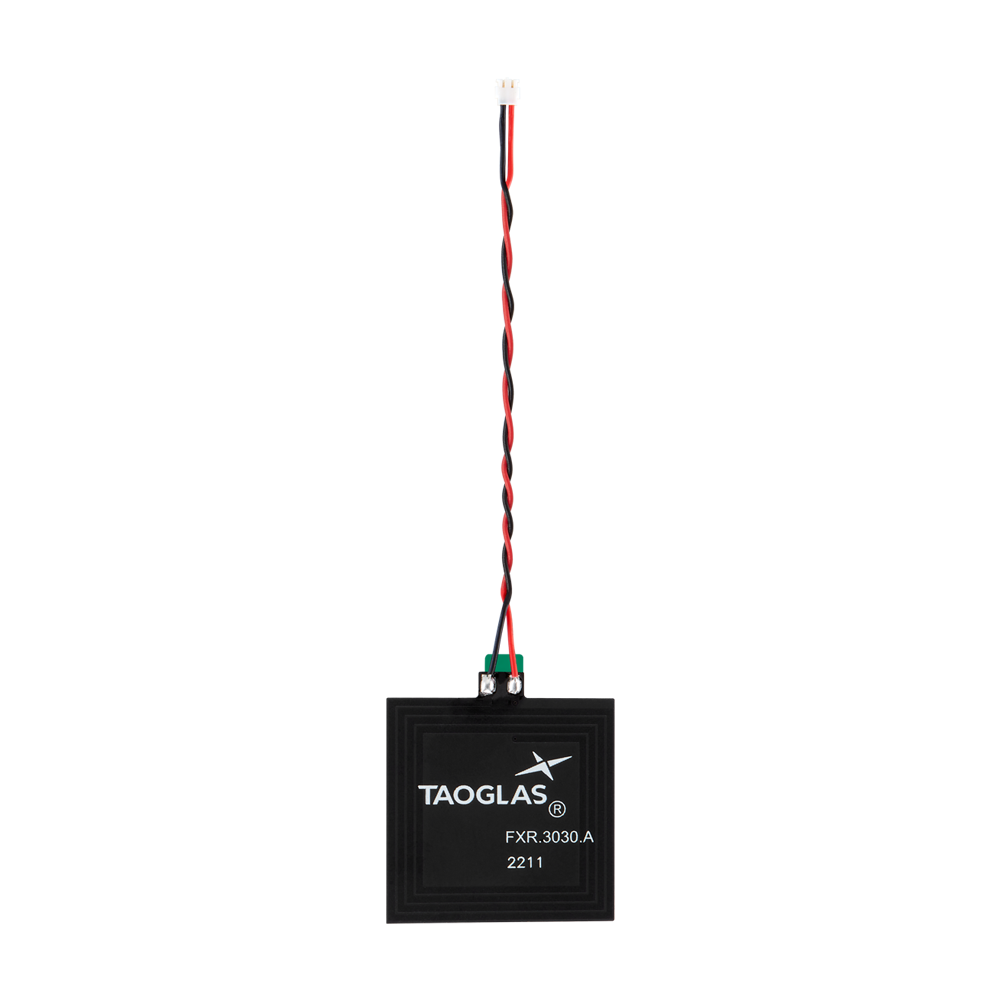 FXR.3030.52.0075X.A.dg Antenna Low-Profile NFC embedded adhesive flex PCB ACH(F) 7.5cm 28AWG for Mobile Devices, Wearable Smart Devices, Payment Terminals, Device tracking and ID systems