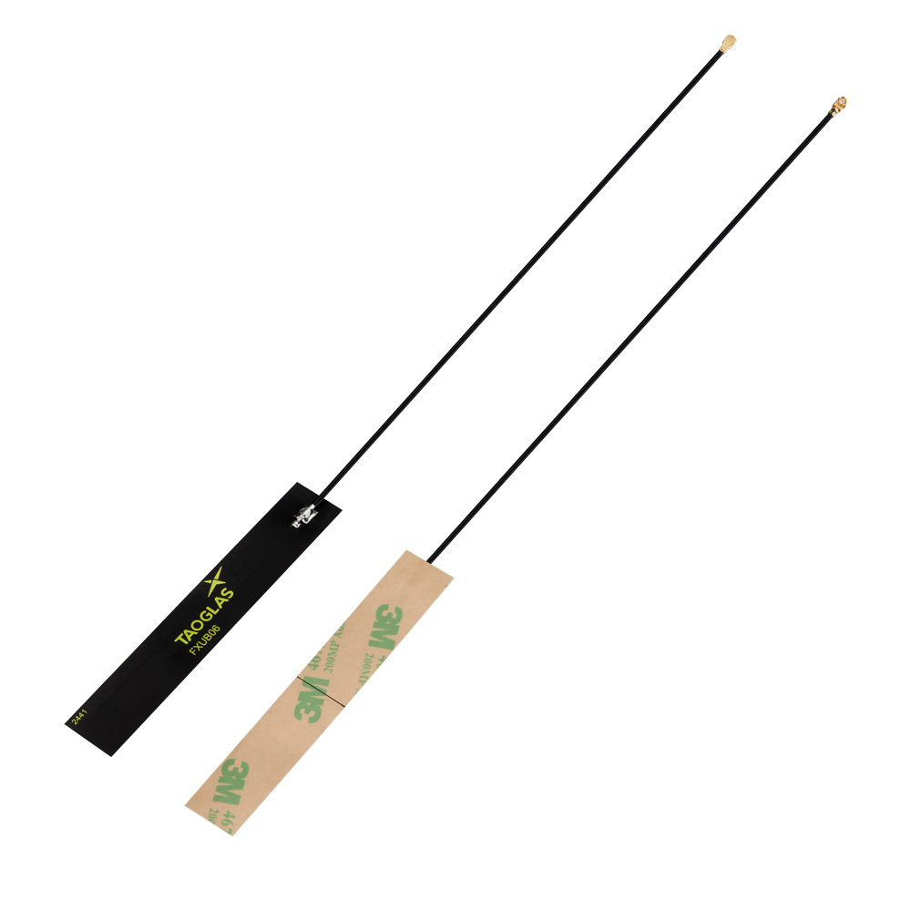FXUB06.07.0180AQ Antenne Router Breitband 5G, 4G/LTE, W-lan 6E/7, ISM, Cat-M, NB-IoT flexibles PCB selbstklebend Maximus I-PEX MHF1 18cm 1,37 für Gateways, Router, private LTE-Netzwerke, In-Building-Konnektivität und Sicherheitssysteme