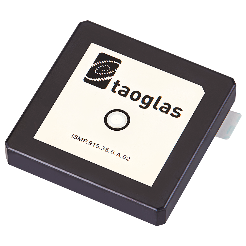 ISMP.915.35.6.A.02 Antenna Low-Profile ISM 915MHz pin mount ceramic patch for Remote Instrumentation, RFID, Fixed Wireless, LPWAN