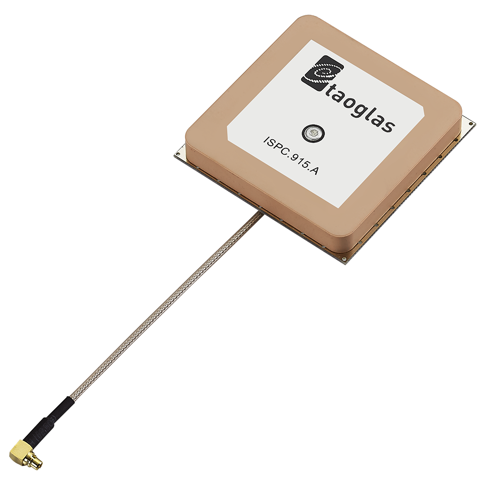 ISPC.91A.09.0092E Antenne ISM, LoRa, SigFox eingebettetes Patch MMCX-M RA 9,2 cm für RFID-Lesegeräte, Nahbereich 915MHz Mesh-Netzwerke, Automobil-ISM-Anwendungen