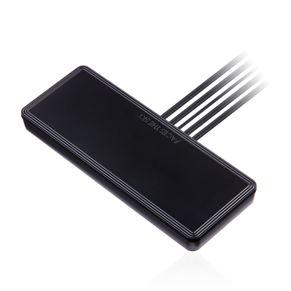 MA285.LBICG.001 Externe Antenne Hochgewinn Niedrigprofil Router 4G/LTE, GNSS, W-lan Klebehalterung 5-in-1 für Next Generation OEM Automotive Connectivity, Multimedia, Navigation und Telematiksysteme, V2V, V2X und Flottenmanagement-Anwendungen