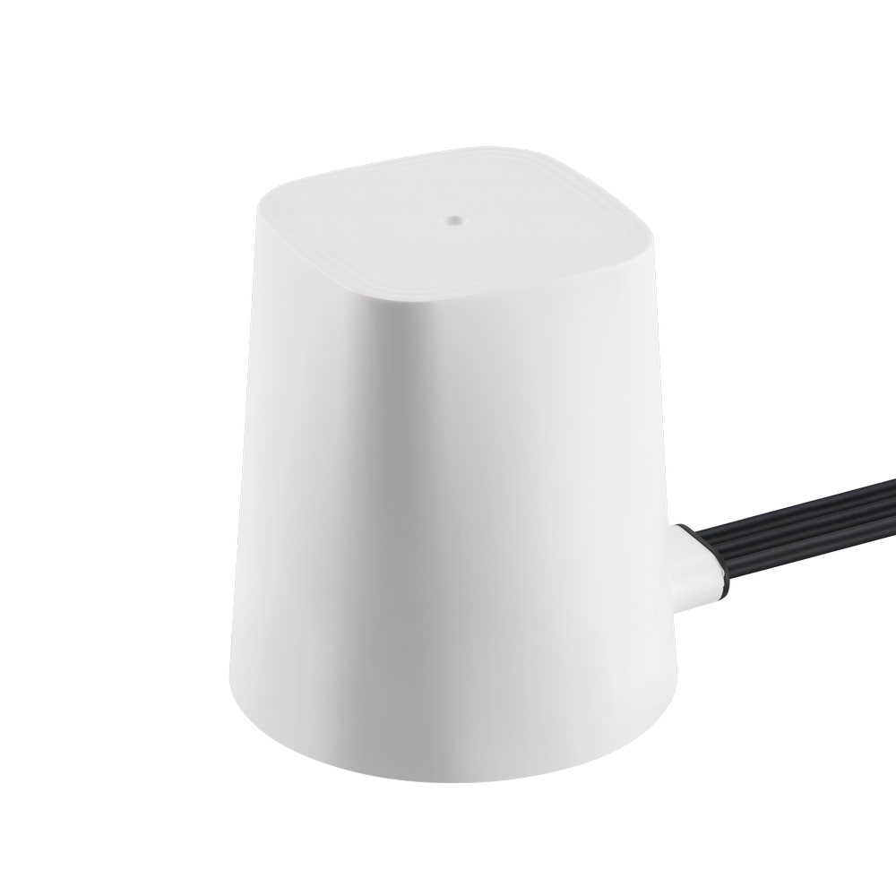 MA343.W.LBI.001 Externe Niedrigprofil MIMO 5G, GNSS Antenne Magnetbefestigung 3-in-1 Weiß IP67 für Smart Metering und Fernüberwachung, Digital Signage, Transport und Telematik