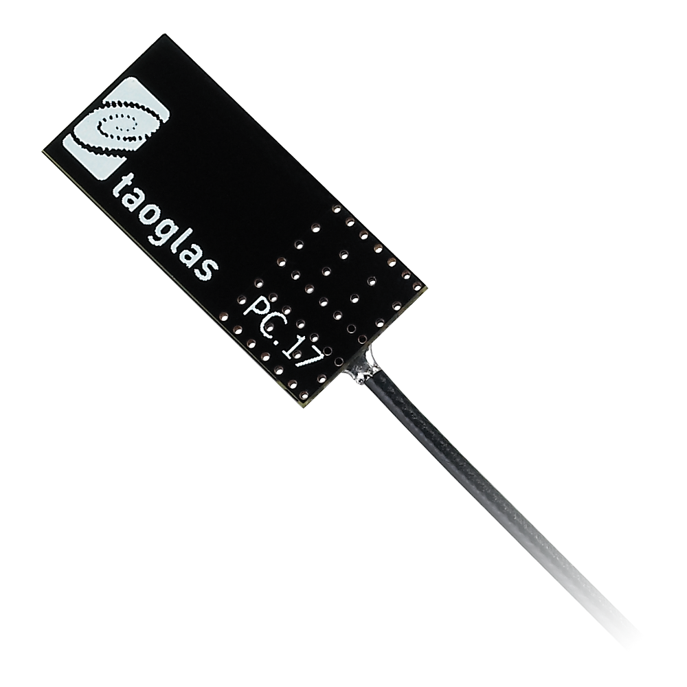 PC17.07.0070A Antenne Ultra-Klein 2,4GHz W-lan, Bluetooth, ISM Klebe-PCB MHF I (U.FL) 7cm